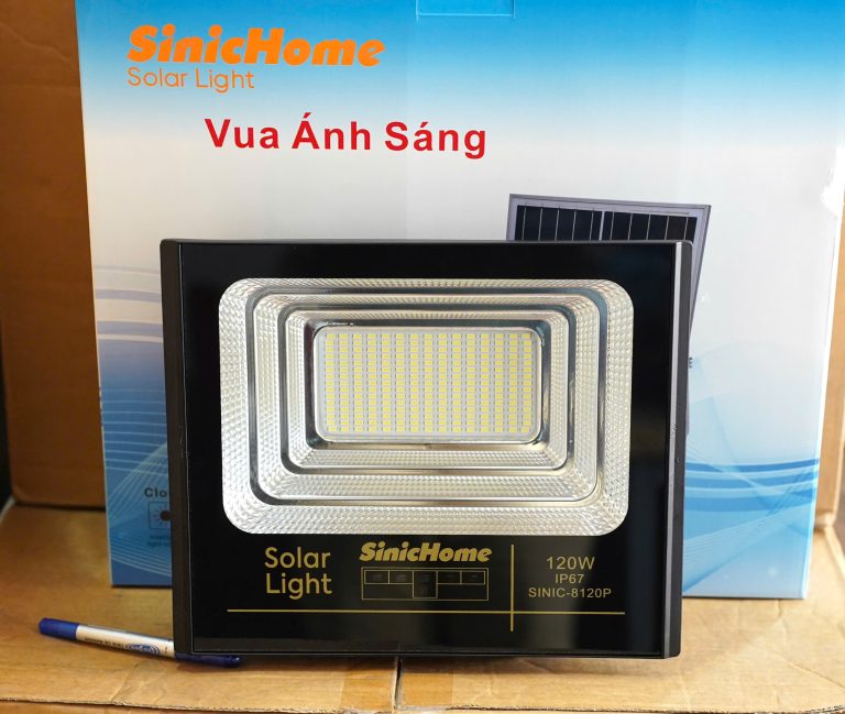 Đèn pha năng lượng mặt trời Sinic-DP8120P